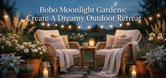 How To Create A Cozy Boho Moonlight Garden in Your Backyard